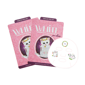Tina In The Lab White Premium Facial Whitening Mask For Kids (Pouch)