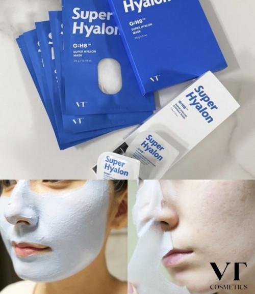 เติมผิวใสให้หน้าเด็ก!!  ด้วยSuper Hyalon Mask!!