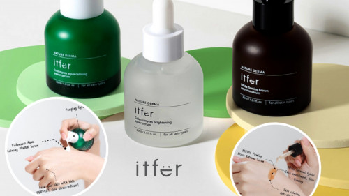 [Review] เซรั่ม Itfer ดูแลปัญหาผิวหน้าจบในขวดเดียว มี3 สูตร 🎊🎈