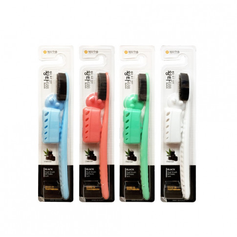 WANGTA Toothbrush Black Charcoal_B