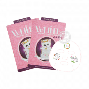 Tina In The Lab White Premium Facial Whitening Mask For Kids (Pouch)