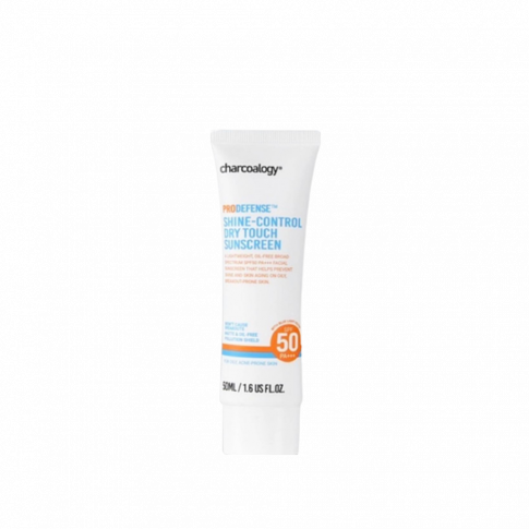 Charcoalogy Prodefense Shine-Control Dry Touch Sunscreen SPF50 PA+++ 50 ml.