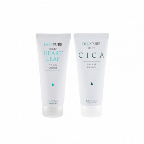 Capstay Deep Pure Relief Cica & Heartleaf Foam Cleanser