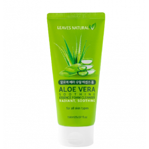 Leaves Natural Aloe Vera Soothing Essence Foam Cleanser