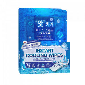 Biogelb Ice Scarf Instant Cooling Wipes Box