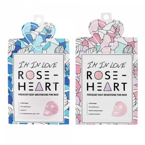 I'm in Love Rose Heart 2Step Pink Mask